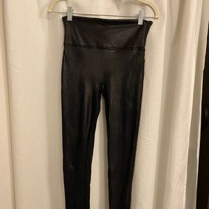 Spanx faux leather leggings